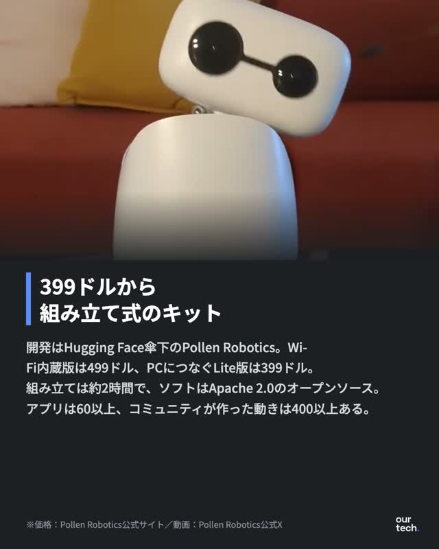 60以上のアプリと400以上の動き